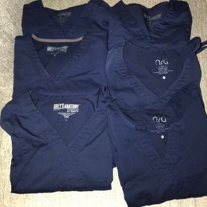 Scrubs navy blue